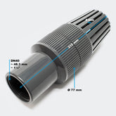 Sorb cu supapa DN40 48,3 mm 1 1/2